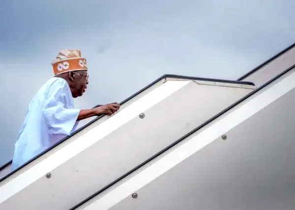 Tinubu jets out for 3-week European leave