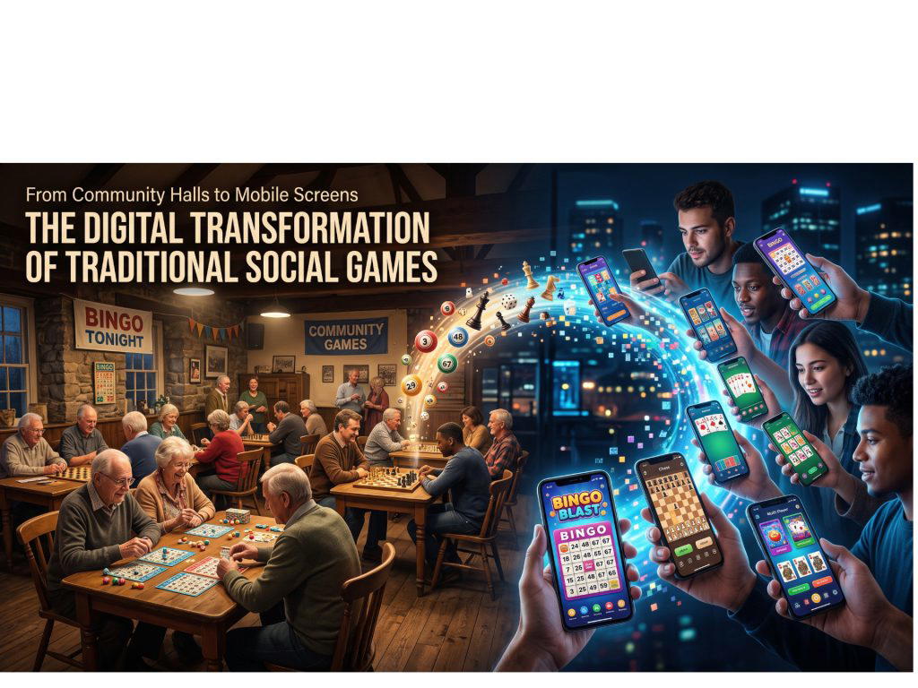 From Community Halls to Mobile Screens: The Digital Transformation of Traditional Social Games