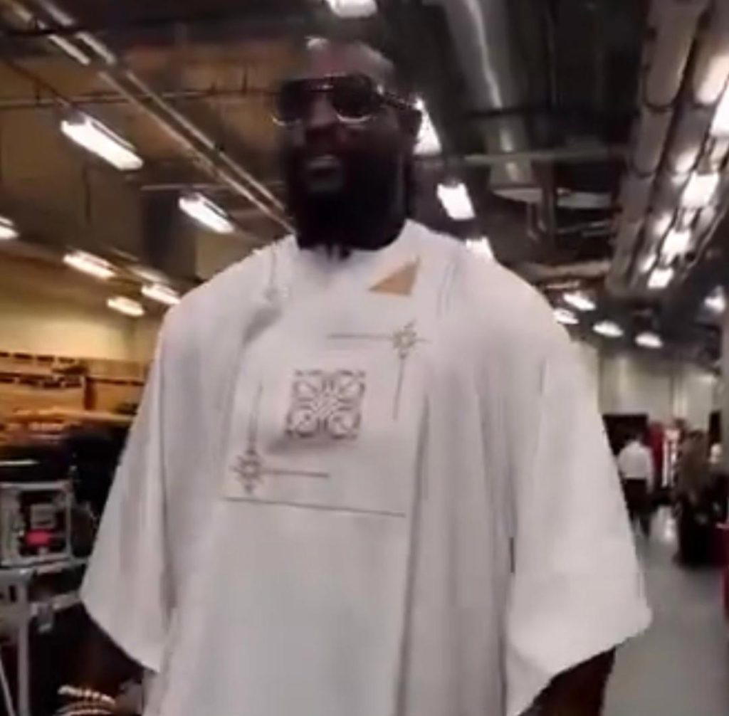 Video: Oba Femi makes agbada entrance on RAW after SummerSlam triumph