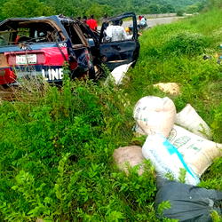 Brake failure injures eight passengers in Plateau auto crash