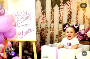Toke Makinwa unveils daughter Yakira’s face on first birthday