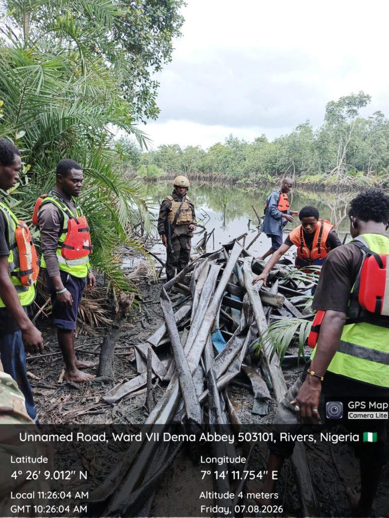 Navy recovers 24,000 litres of stolen crude oil in Rivers