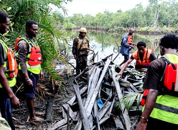 Navy recovers 24,000 litres of stolen crude oil in Rivers
