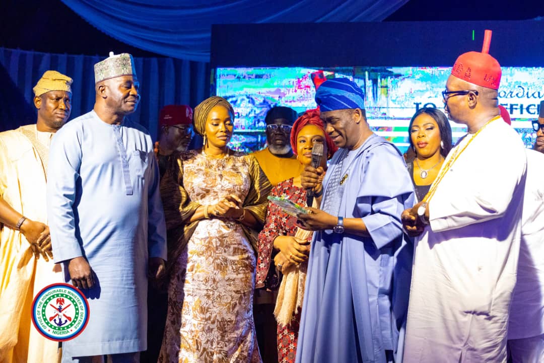Defence Minister unveils ‘New Face of Alaba’, hails market’s growth