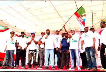 Olamaboro Youth March: HAMA mobilises thousands, as participants back Tinubu, Ododo, APC ahead of 2027