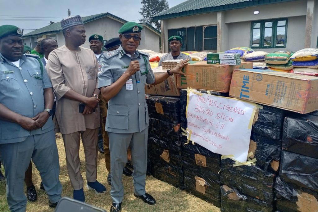 Photos: Customs intercept explosives, expired noodles, narcotics at Seme Border