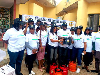PENGASSAN distributes cooking stoves, gas cylinders to disabled, indigent women in Abuja