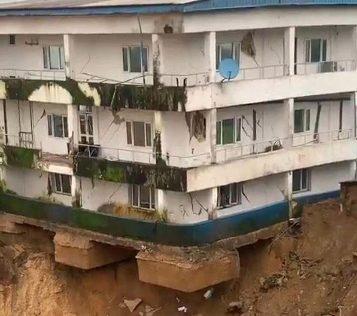 Hospital collapses after landslide in Calabar following heavy rains