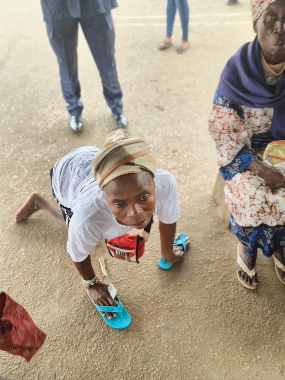 Osun election in photos: Elderly, physically challenged voters turn out