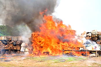 NDLEA destroys N301bn worth of illicit drugs in Lagos