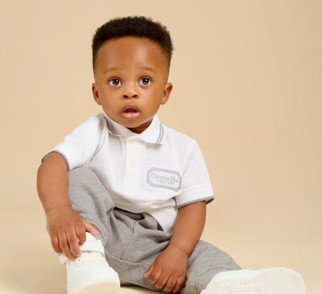 Priscilla Ojo unveils son’s face on first birthday