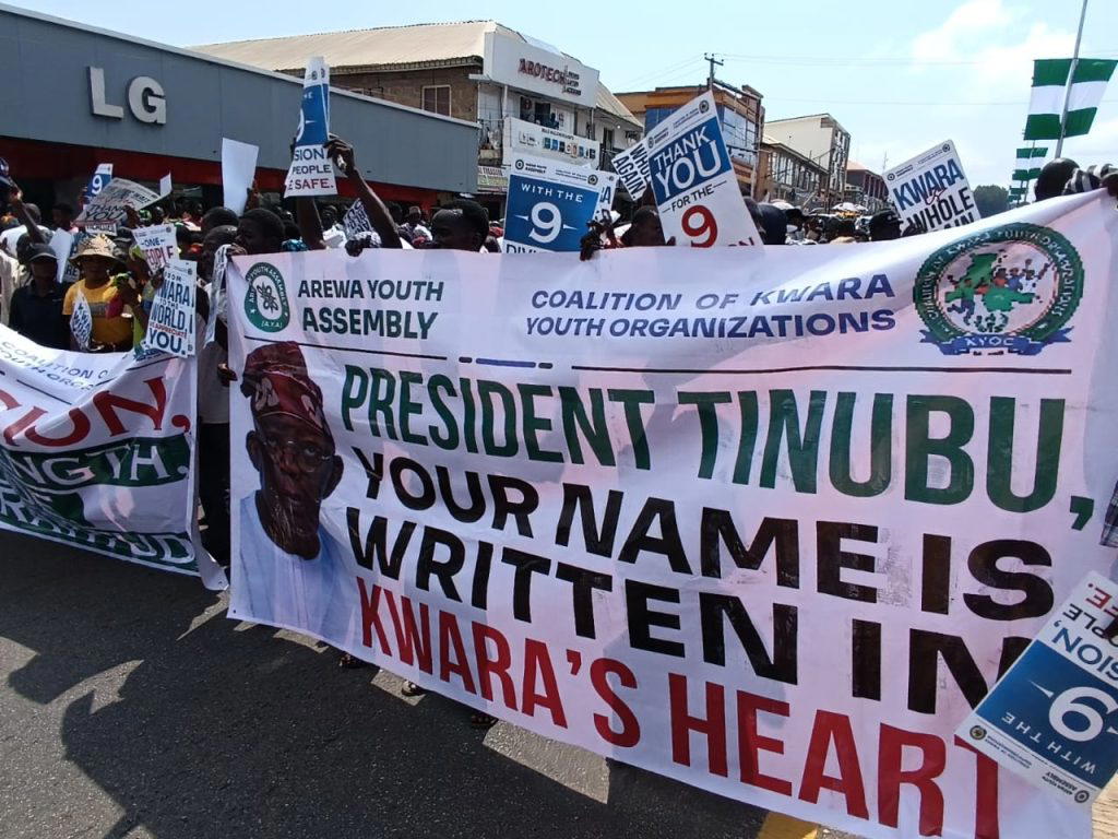 Kwara youths rally support for Tinubu over security interventions