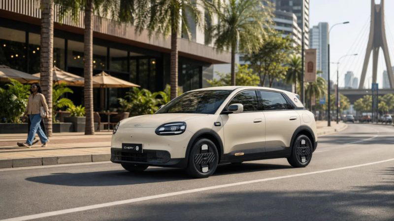 Carloha unveils Chery Q compact EV