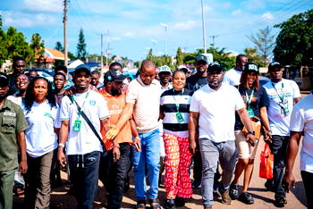 NANS Director of Sports, Timileyin, leads unity walk, champions healthy living on campuses