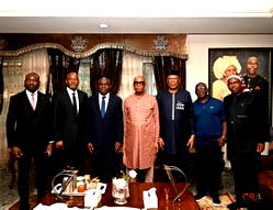 Senator Osunbor leads ADC delegation to condole Amaechi over mother’s passing