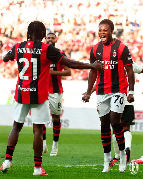 Amorim’s AC Milan come from behind to beat Man United 4-2 as Chukwueze shines