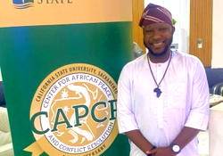 Augustine Igweshi joins California University as African Peace Fellow