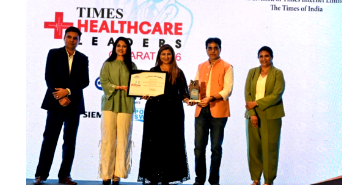 Prof. Parin Somani receives Times Healthcare Leaders Gujarat 2026 award