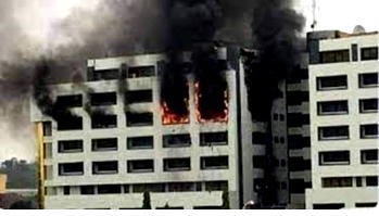 Fire guts Federal Mortgage Bank hqtrs in Abuja