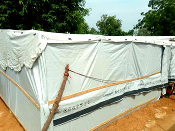 NCA Chair commends Omolehin for providing tents to displaced Borno IDPs