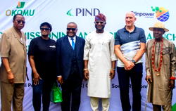 Okomu Oil, PIND, ETIN Power commission solar mini-grid in Edo community