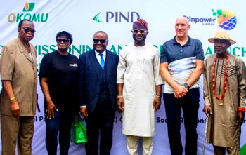 Okomu Oil, PIND, ETIN Power commission solar mini-grid in Edo community