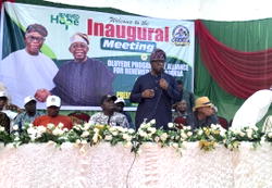 Oluyede unveils OPARHA before over 5,000 accredited PDP stakeholders