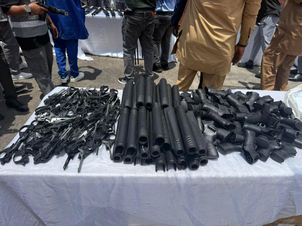 Customs seizes 204 pump-action rifles concealed in household goods at TinCan Port
