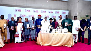 IBB, Nwachukwu, Osoba, others pay tributes to Sam Amuka at Vanguard 40th anniversary book launch