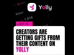 How Creators Are Earning From Their  Content Instantly Through Gifting on Yolly 