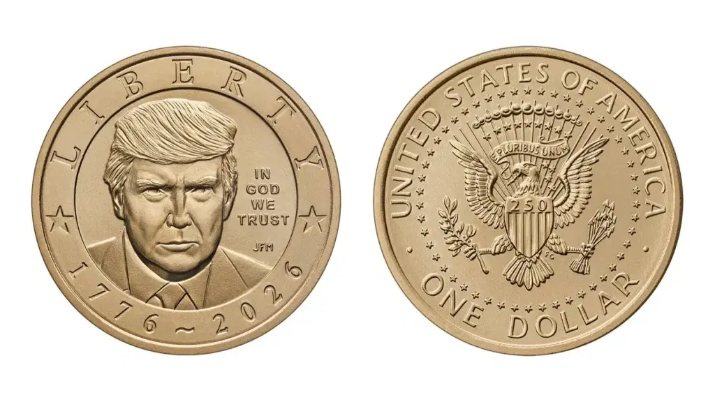 US Treasury issues $1 coin with Trump’s face on it