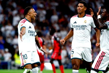 Mbappe scores brace as Real Madrid sink Rayo 4-1