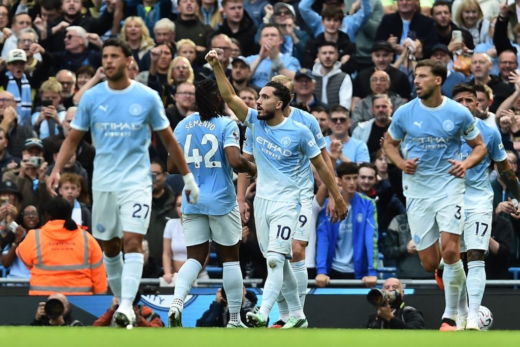 EPL: Man City climb to top of table after 5-3 thriller against Sunderland
