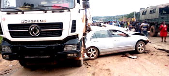 5 killed as multiple vehicles crash on Enugu-Onitsha Expressway