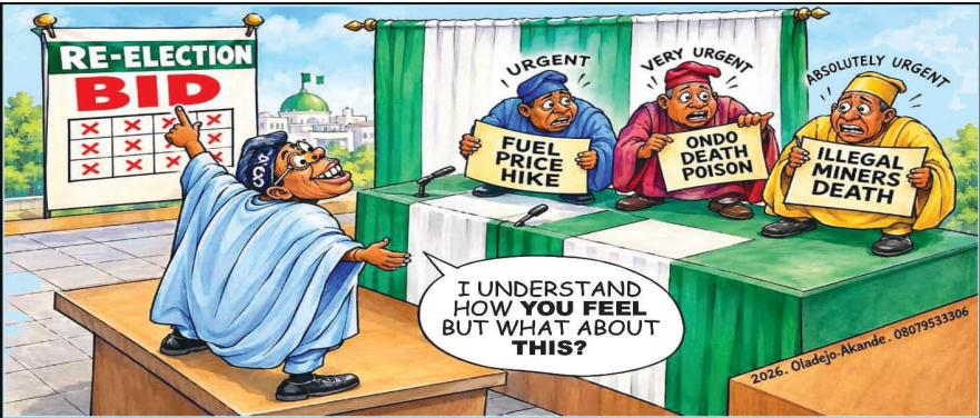 Cartoon: 'Nigeria on auto-drive'