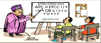 Cartoon: 'When you fail, you repeat class'