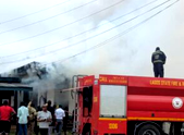 Fire guts customs Western Marine Command office