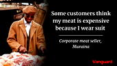 Some customers think my meat is expensive because I wear suit – Corporate Meat Seller, Muraina
