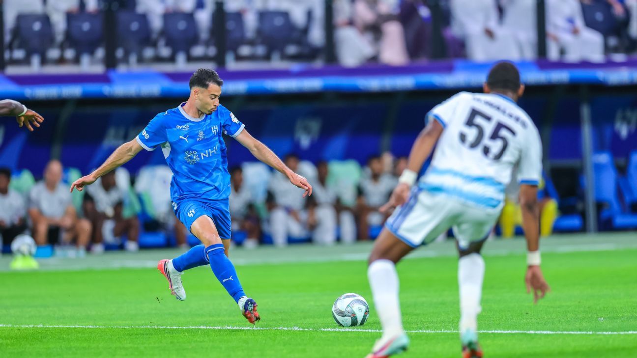 La série d'invincibilité de 47 matchs d'Al-Hilal prend fin lors des débuts de Martinelli