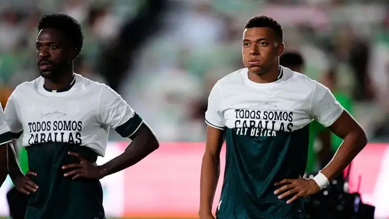 Real Madrid defend Mbappe, Vinicius after Ceuta shirt controversy