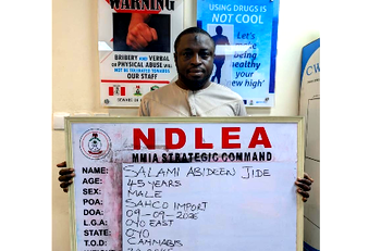 NDLEA seizes 2.3 tonnes of illicit drugs