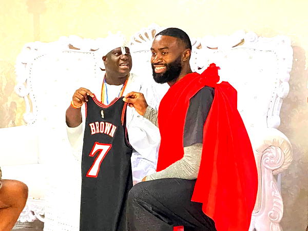 Ooni names NBA star Jaylen Brown ‘Babatunde’