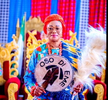 Photos: Remi Tinubu bags Oso Di Eme I chieftaincy title in Imo