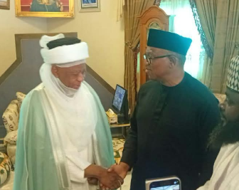 Photos: Sultan receives Obi, Kwankwaso, urges peaceful 2027 politics