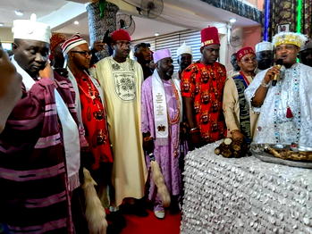 Hassan honoured as ‘Onodebeze of Ibagwa Nike’ in Enugu