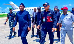 Peter Obi arrives Jos, set to visit Mangu attack victims