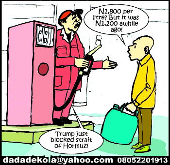 Cartoon petrol