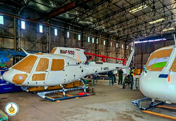 NAF takes delivery of five new helicopters