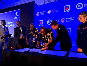 Nigeria makes historic debut at World Fire Congress in London