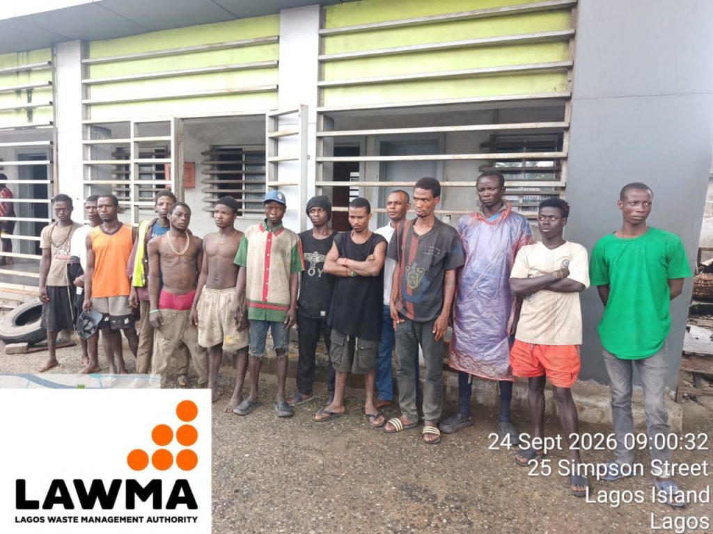 LAWMA arrests 14 over illegal waste dumping